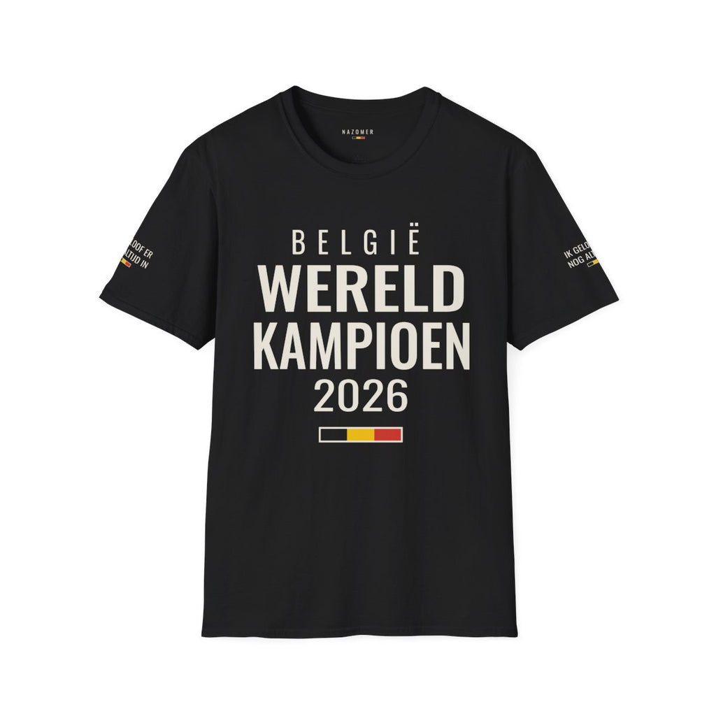 NAZOMER WK 2026 shirt zwart