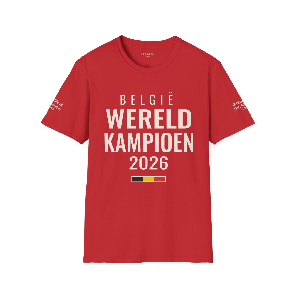 NAZOMER WK 2026 shirt rood