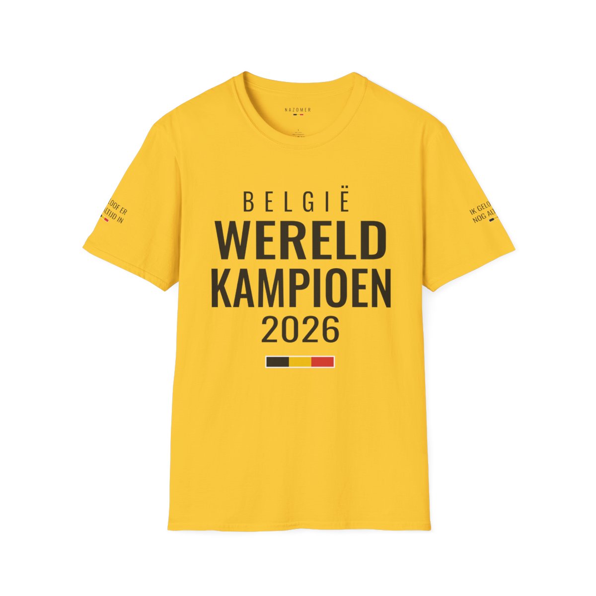 NAZOMER WK 2026 shirt geel